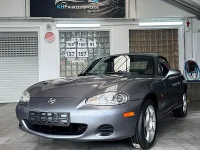 Usata Mazda MX5 110 CV (80 kW) 2002 Grigio Cabrio