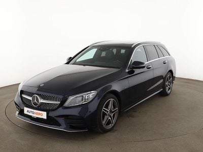 Gebraucht Mercedes C300e AMG line 2020 Blau Kombi