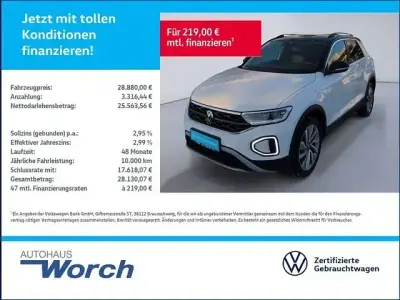 Usata VW T-Roc Goal 206 CV (151 kW) 2025 Bianco SUV