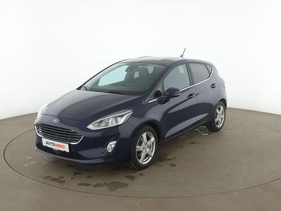 Blau Gebraucht 2020 Ford Fiesta Titanium Limousine | 13.590 € (Etwas zu teuer)