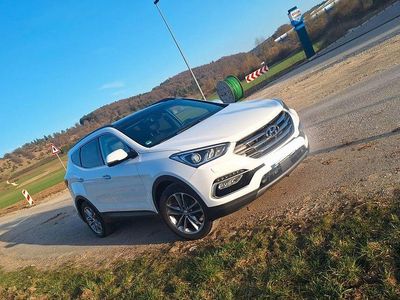 Gebraucht Hyundai Santa Fe Premium 200 PS (147 kW) 2017 Weiß SUV