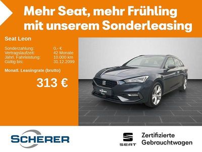 Usata Seat Leon FR 150 CV (110 kW) 2021 Grigio Berlina