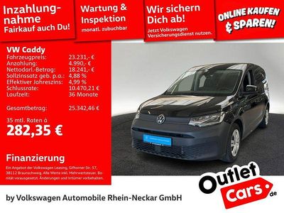 Gebraucht VW Caddy 122 PS (89 kW) 2021 Schwarz Van / Kleinbus