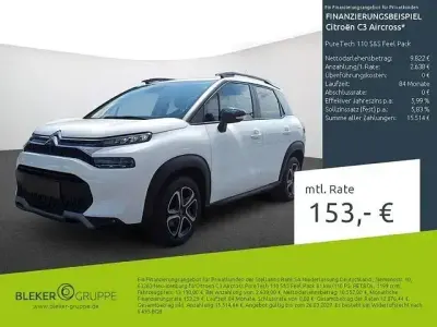 Brugt Citroën C3 Aircross Feel 110 HK (80 kW) 2023 Hvid SUV