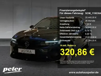 Gebraucht Opel Astra Elegance 131 PS (96 kW) 2023 Schwarz Kombi