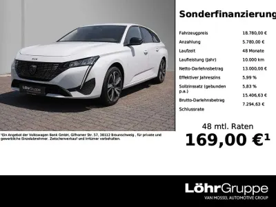 Gebraucht Peugeot 308 SW Allure 131 PS (96 kW) 2024 Weiß Kombi