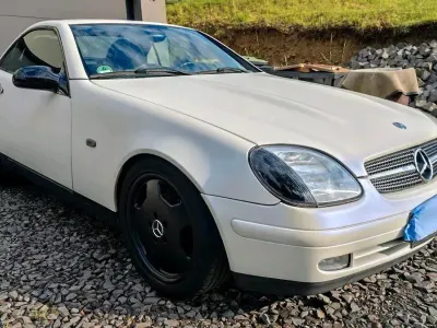 Gebraucht Mercedes SLK230 AMG 230 PS (169 kW) 1998 Weiß Cabrio
