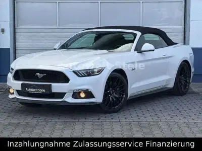 Brugt Ford Mustang GT Convertible 422 HK (310 kW) 2017 Hvid Cabriolet