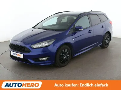 Gebraucht Ford Focus ST-Line 150 PS (110 kW) 2018 Blau Kombi