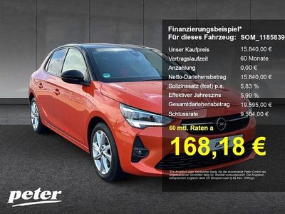 Gebraucht Opel Corsa GS Line 131 PS (96 kW) 2020 Power orange/dynamik orange Kleinwagen