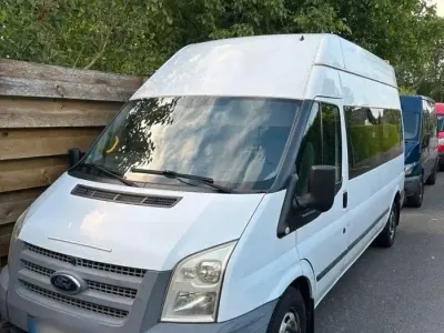Gebraucht Ford Transit 101 PS (74 kW) 2012 Weiß Van / Kleinbus