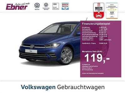Second-hand VW Polo IQ Drive 95 CP (69 kW) 2022 Albastru Hatchback