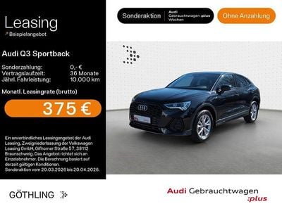 Gebraucht Audi Q3 Sportback S-Line 150 PS (110 kW) 2025 Schwarz SUV