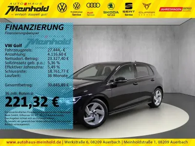 Gebraucht VW Golf VIII R-line 131 PS (96 kW) 2024 Schwarz Limousine