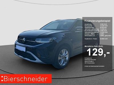 Gebraucht VW T-Cross Goal 95 PS (69 kW) 2025 Schwarz SUV