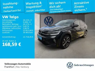 Gebraucht VW Taigo R-line 110 PS (80 kW) 2022 Schwarz SUV
