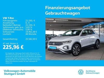Gebraucht VW T-Roc Goal 116 PS (85 kW) 2025 Weiß SUV