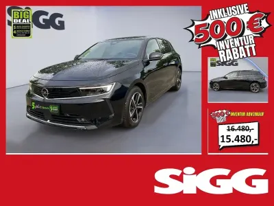 Gebraucht Opel Astra Elegance 110 PS (80 kW) 2023 Diamant schwarz/karbon schwarz Kleinwagen