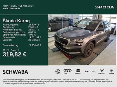 Graphitegrau metallic Gebraucht 2023 Skoda Karoq Style SUV | 25.590 € (Guter Preis)