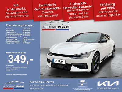 Weiß snow white pearl metallic Gebraucht 2022 Kia EV6 GT SUV | 47.790 € (Teuer)