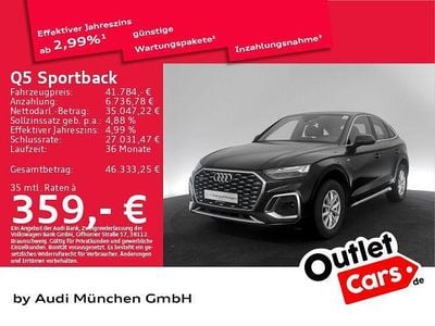 Gebraucht Audi Q5 Sportback S-Line 204 PS (150 kW) 2023 Mythosschwarz metallic SUV