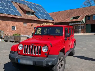Gebraucht Jeep Wrangler Sahara 284 PS (208 kW) 2017 Rot SUV
