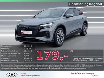 Gebraucht Audi Q4 Sportback e-tron Advanced 125 kW (170 PS) 2023 Grau SUV
