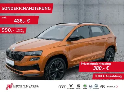 Gebraucht Skoda Karoq SportLine 190 PS (139 kW) 2022 Phoenixorange metallic SUV