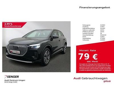 Gebraucht Audi Q4 e-tron Advanced 150 kW (204 PS) 2023 Mythosschwarz metallic SUV