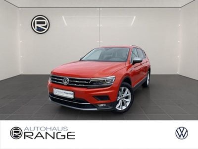 Gebraucht VW Tiguan Allspace Highline 150 PS (110 kW) 2018 Orange SUV