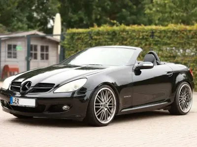 Gebraucht Mercedes SLK200 163 PS (119 kW) 2004 Schwarz Cabrio