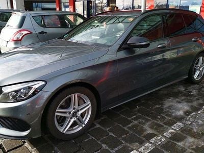 Usata Mercedes C250 AMG line 211 CV (155 kW) 2016 Grigio Station wagon