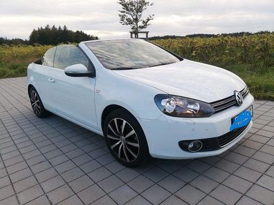 Gebraucht VW Golf Cabriolet Life 122 PS (89 kW) 2013 Weiß Cabrio