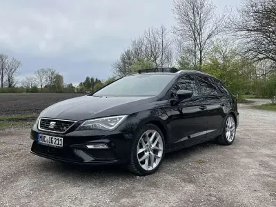 Brugt Seat Leon ST FR 184 HK (135 kW) 2017 Sort Stationcar