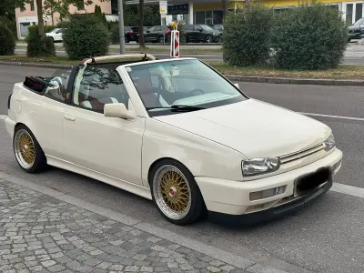 Gebraucht VW Golf Cabriolet 90 PS (66 kW) 1993 Weiß Cabrio