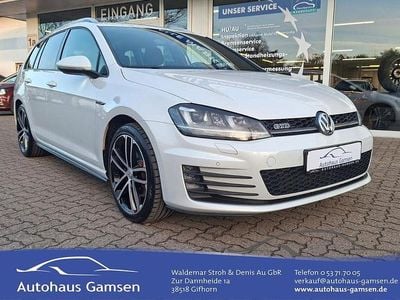 Oryxweiß perlmutteffekt Gebraucht 2017 VW Golf VII GTD Kombi | 16.490 € (Guter Preis)