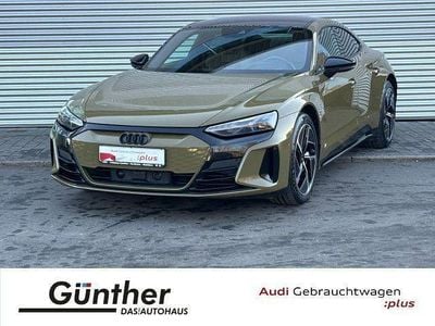 Taktikgrün metallic Gebraucht 2022 Audi e-tron GT quattro Sport Limousine | 53.879 € (Superpreis)