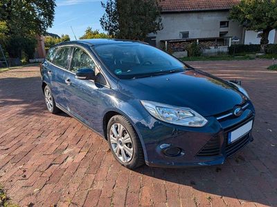 Usata Ford Focus Trend 101 CV (74 kW) 2014 Blu Berlina