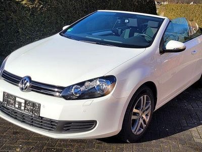 Gebraucht VW Golf Cabriolet 105 PS (77 kW) 2013 Weiß Cabrio
