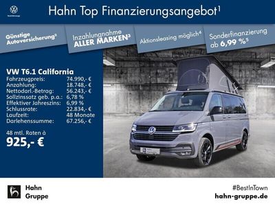 gebraucht VW California T6.1Beach Tour Edition 2,…