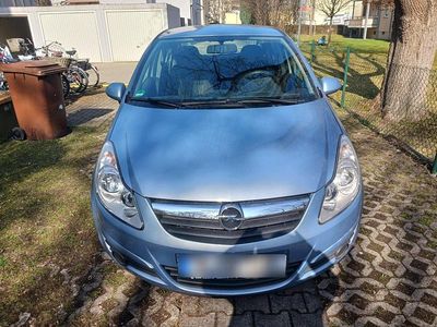 Gebraucht Opel Corsa 80 PS (58 kW) 2010 Blau Kleinwagen