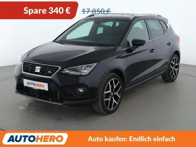 Gebraucht Seat Arona FR 110 PS (80 kW) 2021 Schwarz SUV