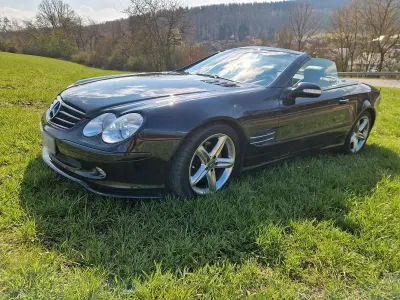 Gebraucht Mercedes SL350 230 PS (169 kW) 2003 Schwarz Cabrio