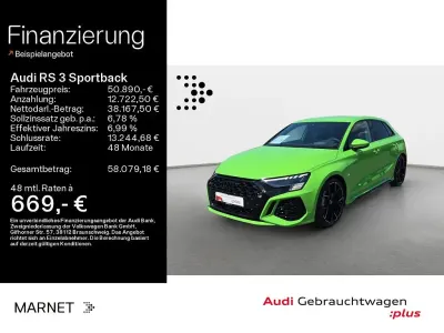 Gebraucht Audi RS3 Sport 400 PS (294 kW) 2022 Grün Limousine