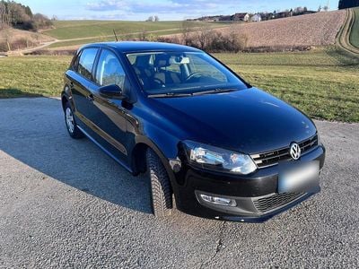 Gebraucht VW Polo Trendline 69 PS (50 kW) 2010 Schwarz Kleinwagen