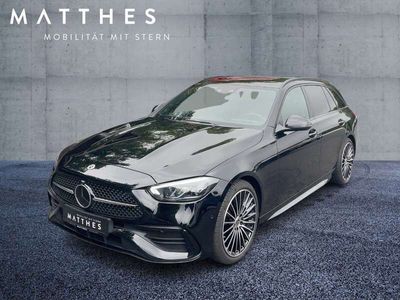 Gebraucht Mercedes C220 AMG 200 PS (147 kW) 2024 Ung schwarz unilack Kombi