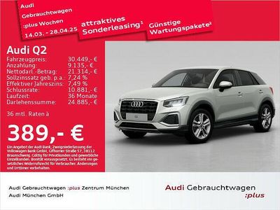 Gebraucht Audi Q2 Advanced Plus 150 PS (110 kW) 2024 Tausilber metallic SUV