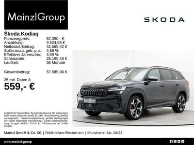Schwarz Gebraucht 2025 Skoda Kodiaq RS SUV | 52.390 € (Teuer)