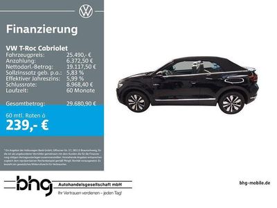 Gebraucht VW T-Roc Goal 116 PS (85 kW) 2025 Deep black perleffekt/schwarz SUV