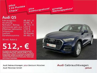 Gebraucht Audi Q5 Comfort 299 PS (219 kW) 2022 Navarrablau metallic SUV